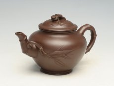 紫砂壶图片：小型竹节  260cc - 美壶网