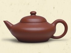 紫砂壶图片：水扁（全手工制作） - 美壶网