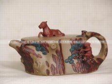 紫砂壶图片：马上封猴 - 美壶网