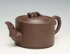 紫砂壶图片：竹段2  600cc - 美壶网