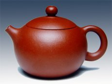 紫砂壶图片：朱砂西施壶 - 美壶网