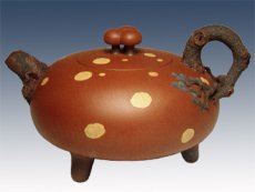 紫砂壶图片：劲松灵芝 - 美壶网