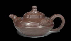 紫砂壶图片：风卷葵壶 - 美壶网