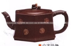 紫砂壶图片：六方竹趣 - 美壶网