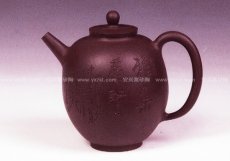 紫砂壶图片：高亭圆壶 - 美壶网