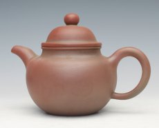 紫砂壶图片：掇球(窑变) - 美壶网