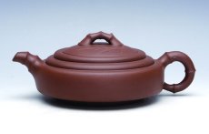 紫砂壶图片：扁竹鼓 - 美壶网