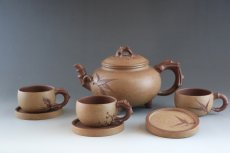 紫砂壶图片：岁寒三友 - 美壶网