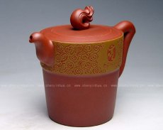 紫砂壶图片：火炬壶 - 美壶网