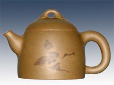 紫砂壶图片：秦权绞泥 - 美壶网