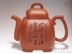 紫砂壶图片：大福临八方壶 - 美壶网