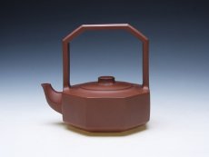 紫砂壶图片：八方提梁 - 美壶网