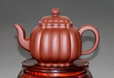 紫砂壶图片：筋纹宫灯 - 美壶网