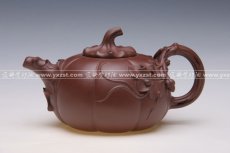 紫砂壶图片：手工南瓜 - 美壶网