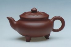 紫砂壶图片：三脚如意（底槽清 - 美壶网