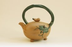 紫砂壶图片：金瓜提梁 - 美壶网